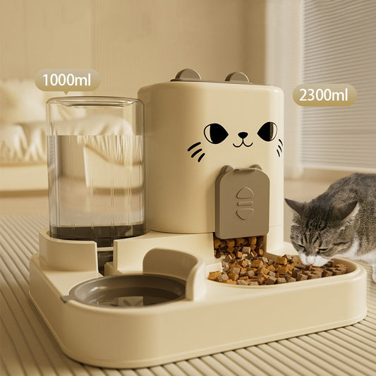 Distributeur Automatique 2-en-1 pour Chat