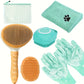Kit de Toilettage 6-en-1 pour Chiens et Chats – Brosse, Gants, Serviette & Accessoires