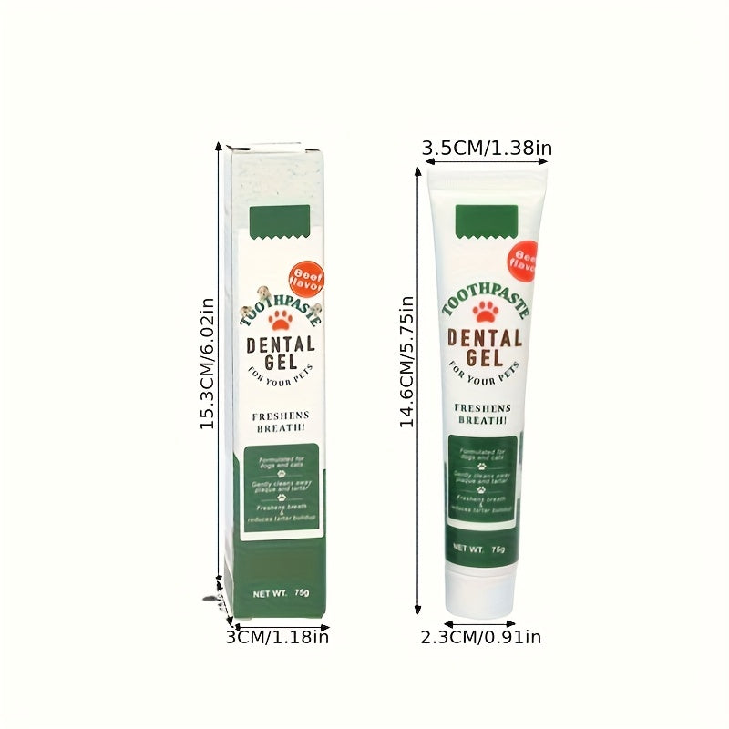 Kit d’Hygiène Dentaire pour Animaux - 2 Brosses et Dentifrice