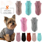 Pull Tricoté Torsadé pour Chiens et Chats – Vêtement Chaud 7 Couleurs