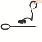Longe Noire avec Poignée Mousse pour Chien – 1,5 m à 20 m