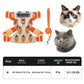 Harnais Imprimé Confortable avec Laisse pour Chats