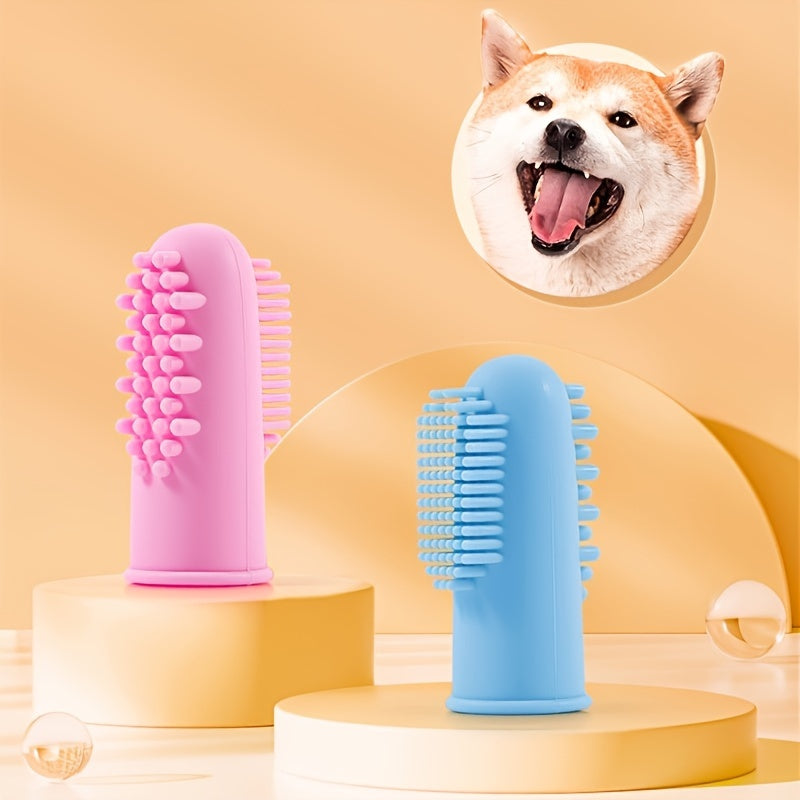 Brosse à Dents Doigt + Dentifrice Goût Bœuf