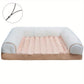 Canapé-lit 3 côtés déhoussable pour Chien, 4 tailles, de S (50x40cm) à XL (120x80cm)