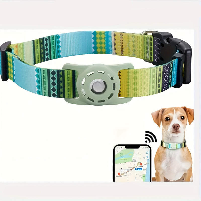 Collier GPS Chic Motif Géométrique pour Chien et Chat