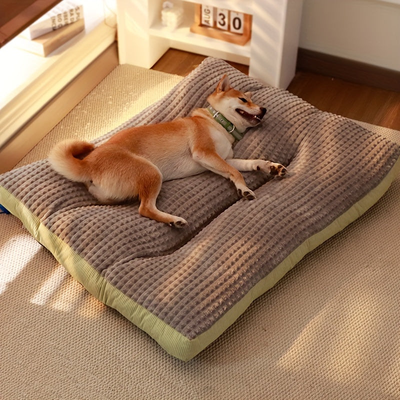 Coussin Matelassé Rayé pour Chien et Chat