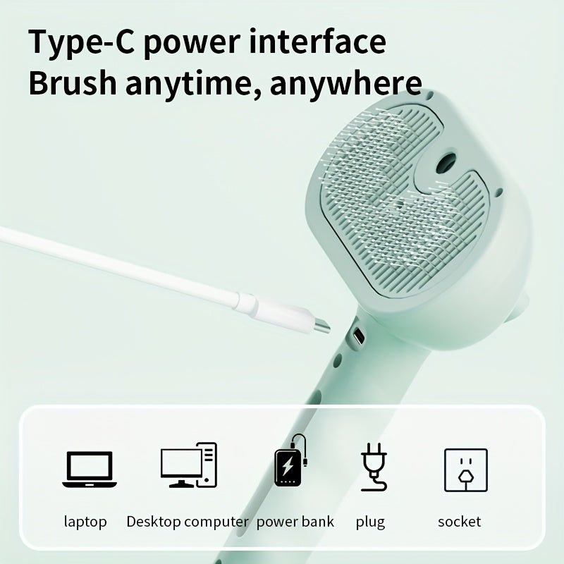 Brosse Massante Vaporisante pour Animaux – 3 en 1