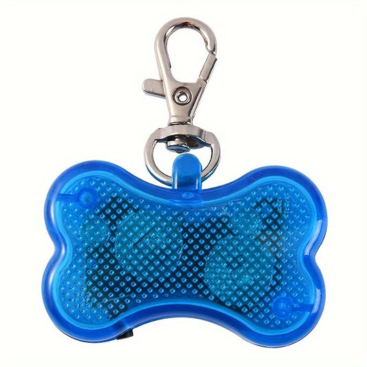 Pendentif lumineux os pour collier de chien
