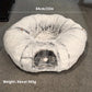 Tunnel et Panier Douillet pour Chats en Peluche