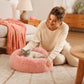 Panier apaisant rond pour grand chien — photo du produit