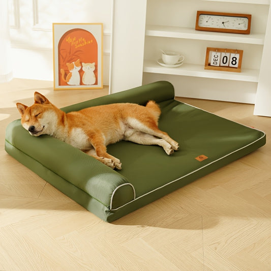 Lit Orthopédique en Tissu Respirant pour Chien