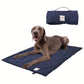 Couverture Pliable Rétro pour Chien – Matelassée, Portable et Élégante