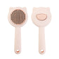 Brosse de toilettage auto-nettoyante pour chat