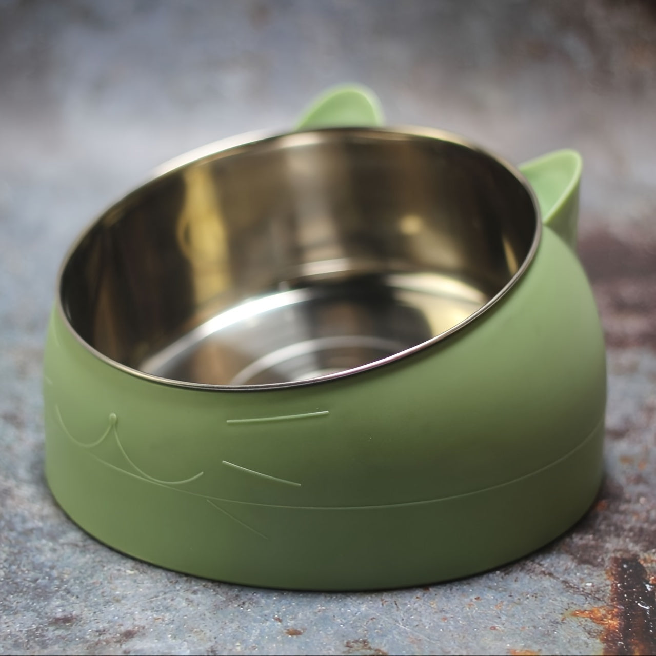Gamelle Inclinée Antidérapante Oreilles de Chat – 100ml