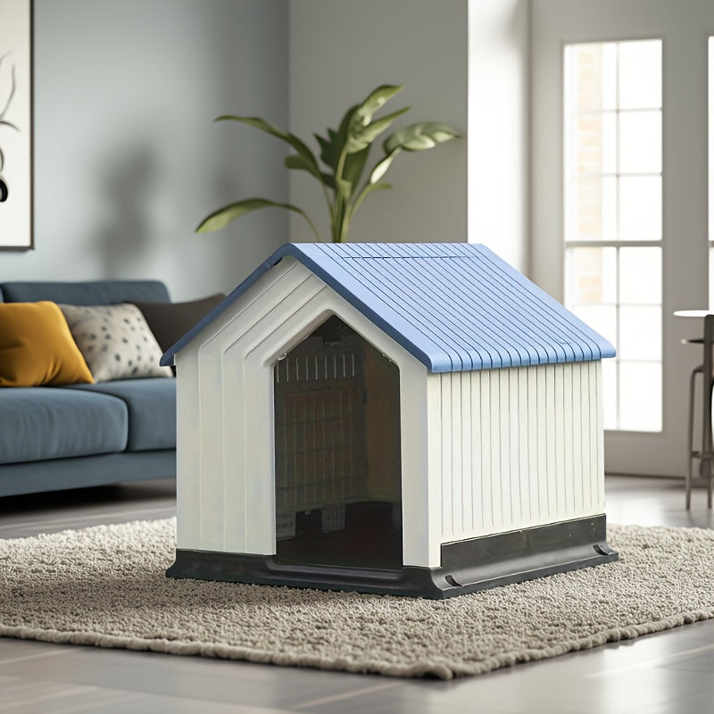 Niche Minimaliste Extérieure en Plastique Rigide pour Chien