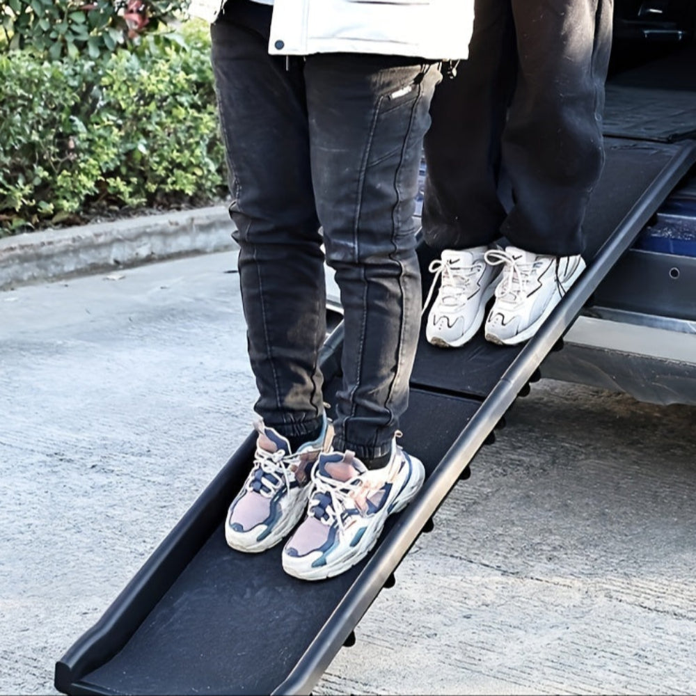 Rampe de Voiture Pliable Antidérapante pour Chien