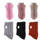 Pull Tricoté Torsadé pour Chiens et Chats – Vêtement Chaud 7 Couleurs