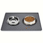 Tapis de gamelle antidérapant en silicone pour chien et chat