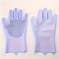 Gants de Bain Massants en Silicone pour Chiens et Chats