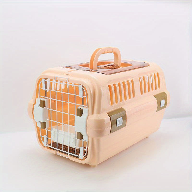 Caisse de transport pour chat en PP robuste avec fermeture sécurisée
