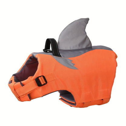 Gilet de Sauvetage Requin Réfléchissant pour Chiens
