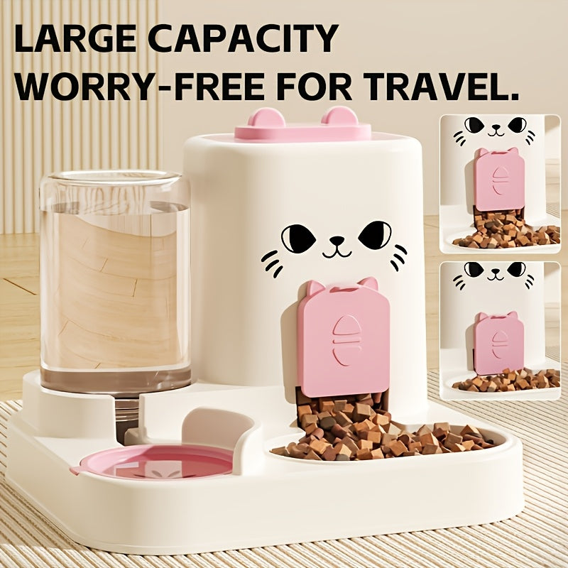Distributeur Automatique 2-en-1 pour Chat