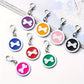 Lot de 2 Médailles rondes pour collier de Chien