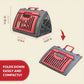 Caisse de transport pliable pour chat