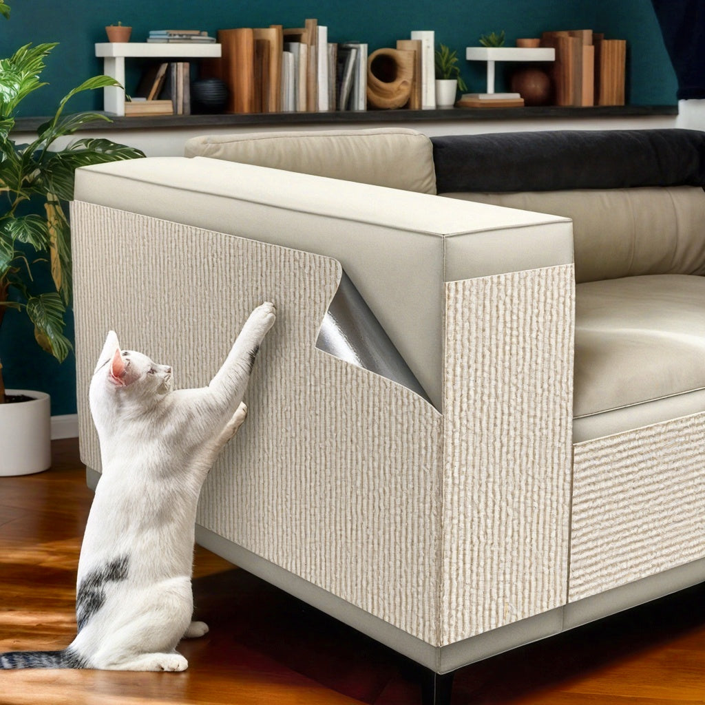 Protection anti-griffes adhésive pour canapé — visuel de la fiche