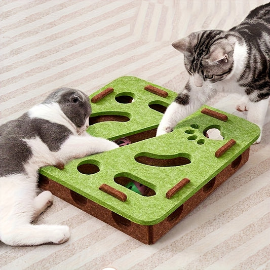 Boîte de Jeu Interactive pour Chat avec Balles