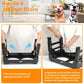 Gamelle surélevée ajustable avec double bol inox pour chien