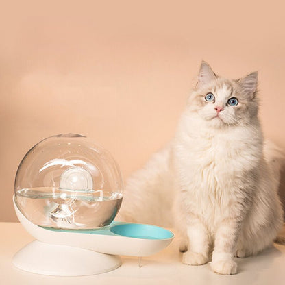 Fontaine à eau pour chat design escargot – Hydratation silencieuse