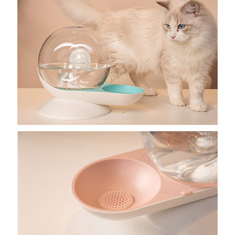 Fontaine à eau pour chat design escargot – Hydratation silencieuse