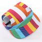 Casquette d'Été pour Petit Chien – Motifs Variés avec Trous pour Oreilles