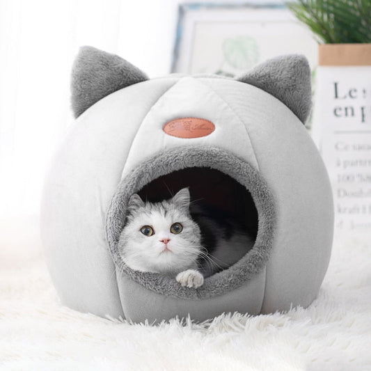 Tente Douillette pour Chat et Petit Chien – Hiver & Confort Total