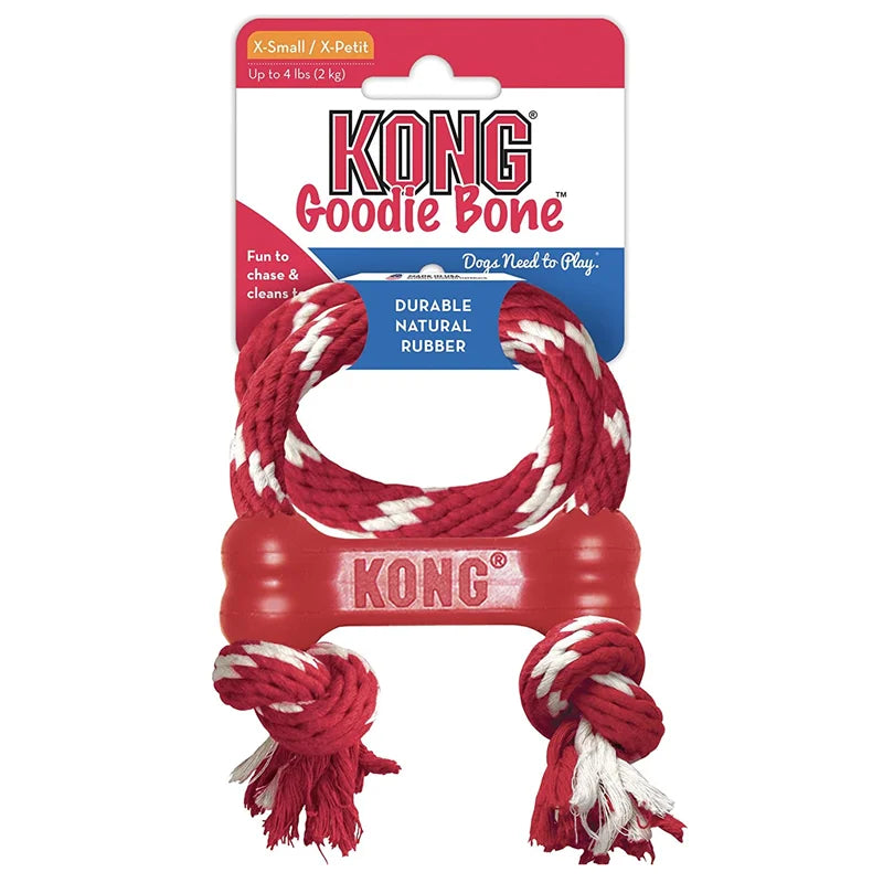 Os KONG Puppy Goodie Bone avec Corde