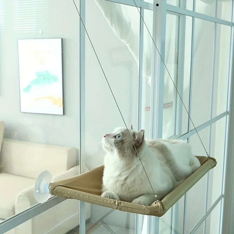 Hamac de fenêtre pour chat – Confort & bain de soleil