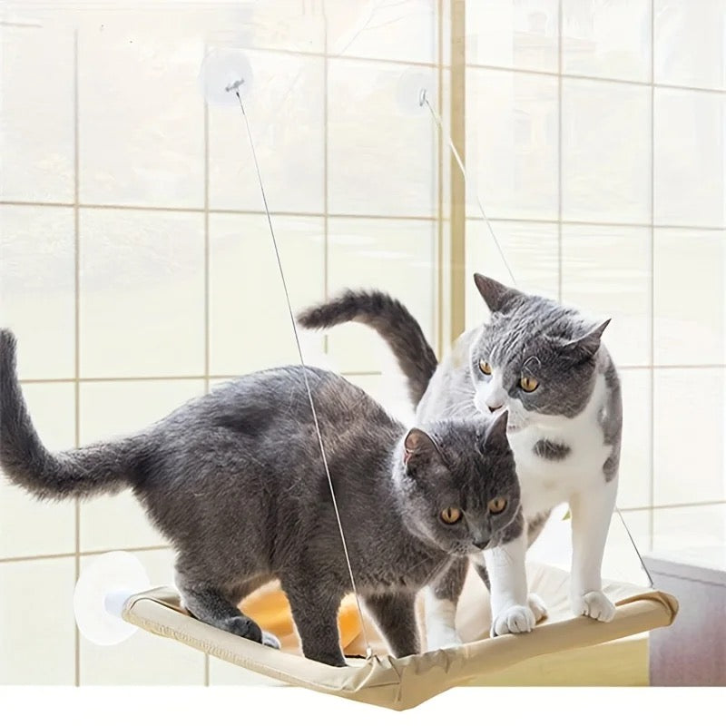 Hamac de fenêtre pour chat – Confort & bain de soleil