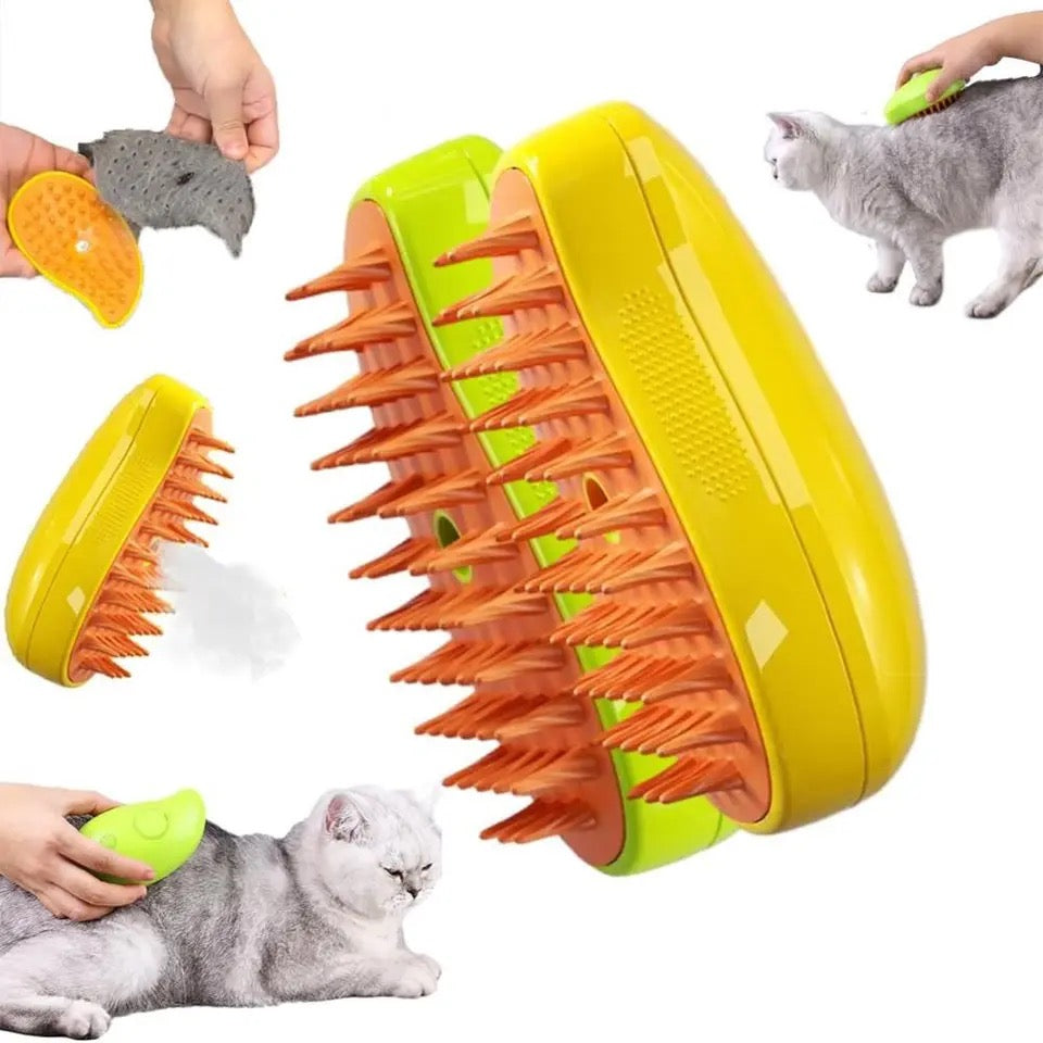 Brosse Vapeur de Toilettage pour Animaux – Nettoyage Doux & Hydratation