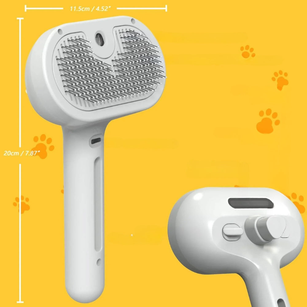 Brosse à vapeur pour chiens et chats