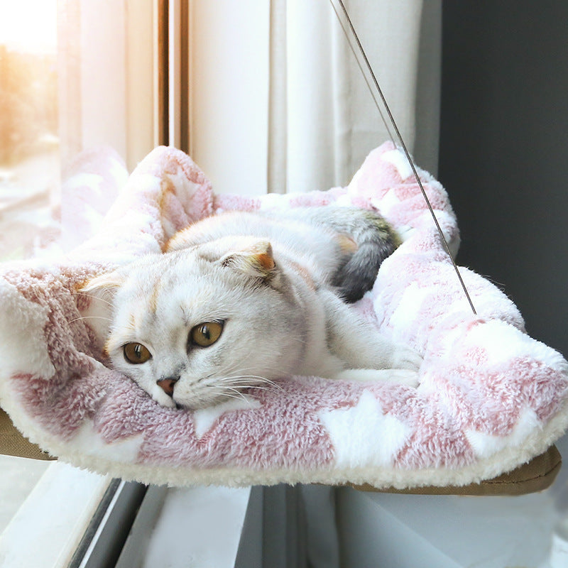 Hamac de fenêtre pour chat – Confort & bain de soleil