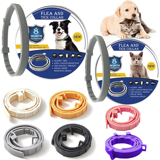 Collier Anti-Puces et Tiques Naturel pour Chiens et Chats