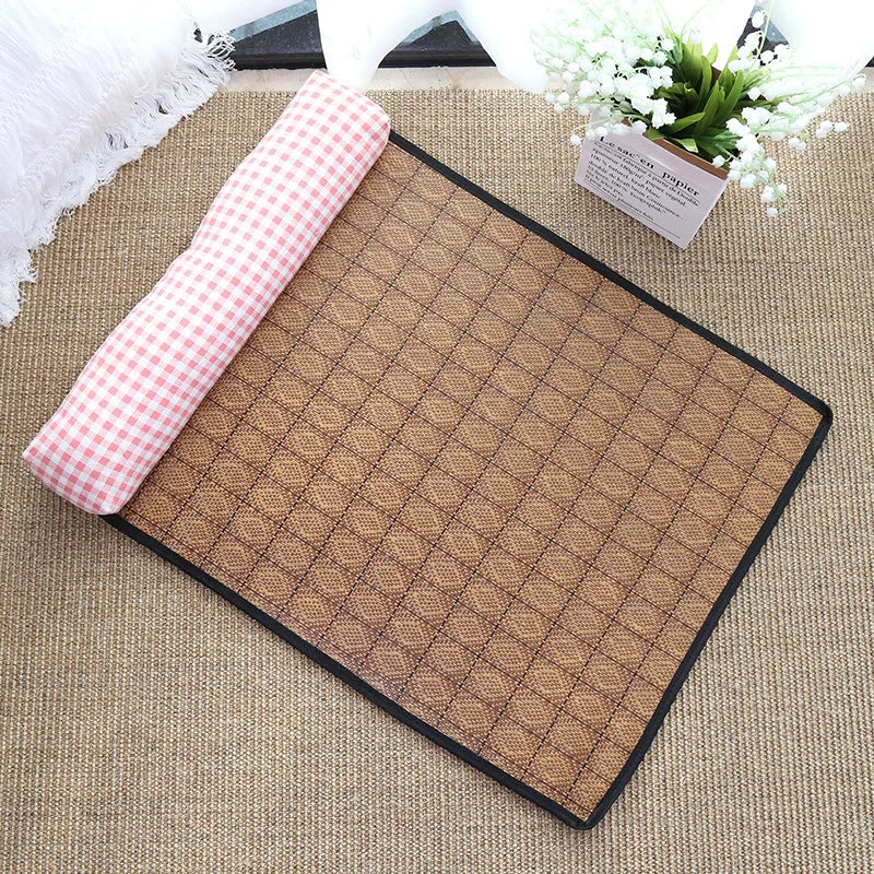 Tapis Rafraîchissant en Rotin pour Animaux
