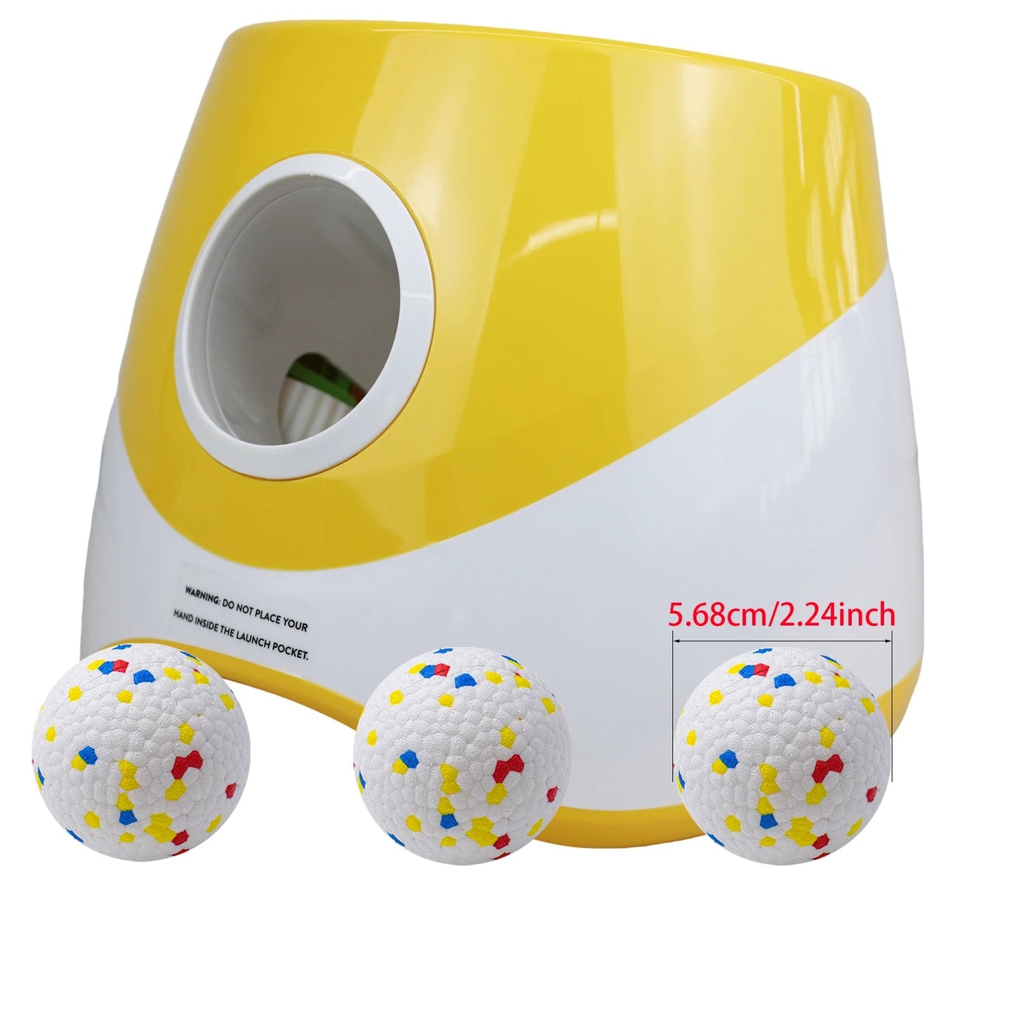 Lanceur Automatique de Balles pour Chiens – 3 Niveaux de Distance