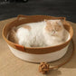 Panier Tressé Confort pour Chat – Design Oreilles & Queue