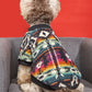Pull Polaire à Motifs Géométriques pour Chien