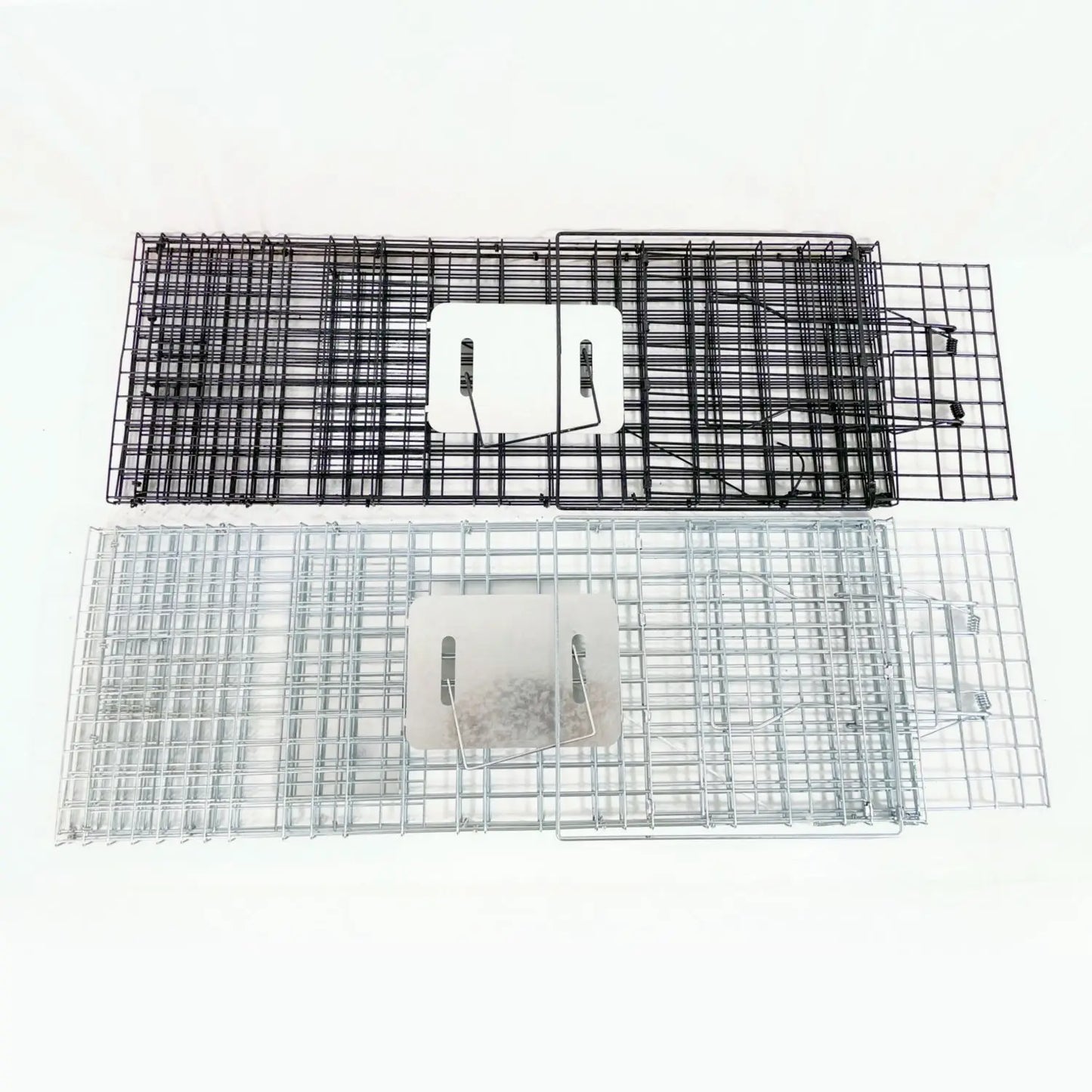 Cage de capture pliable en acier galvanisé pour animaux