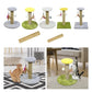 Arbre à Chat Compact en Sisal avec Jouets Suspendus