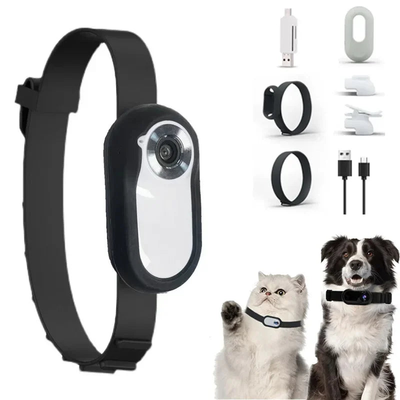 Caméra Sans Fil HD 1080P pour Collier d’Animal