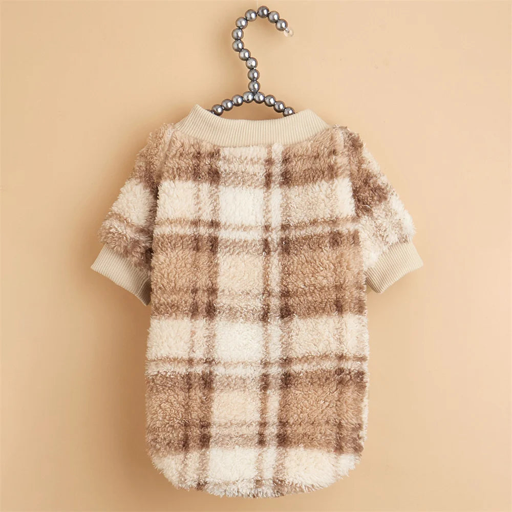 Pull Polaire à Motifs Géométriques pour Chien